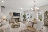 Virtual staging
