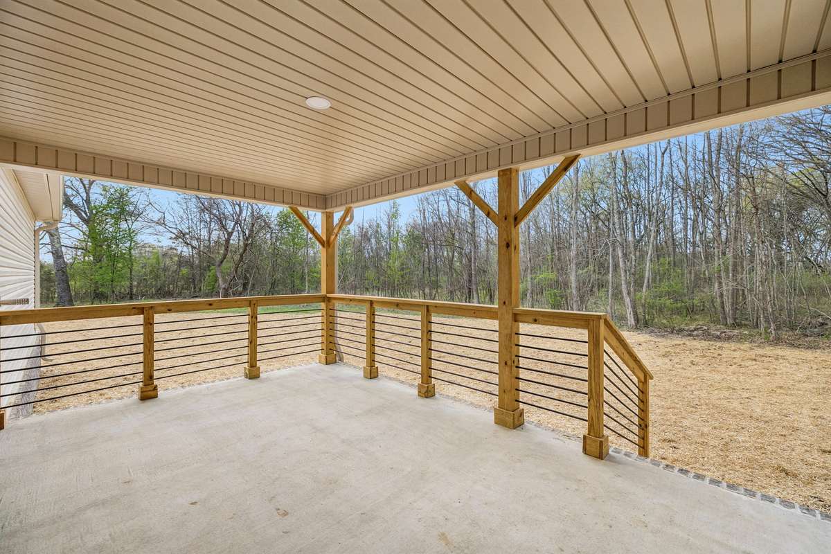 Patio with back yard festivities in mind!