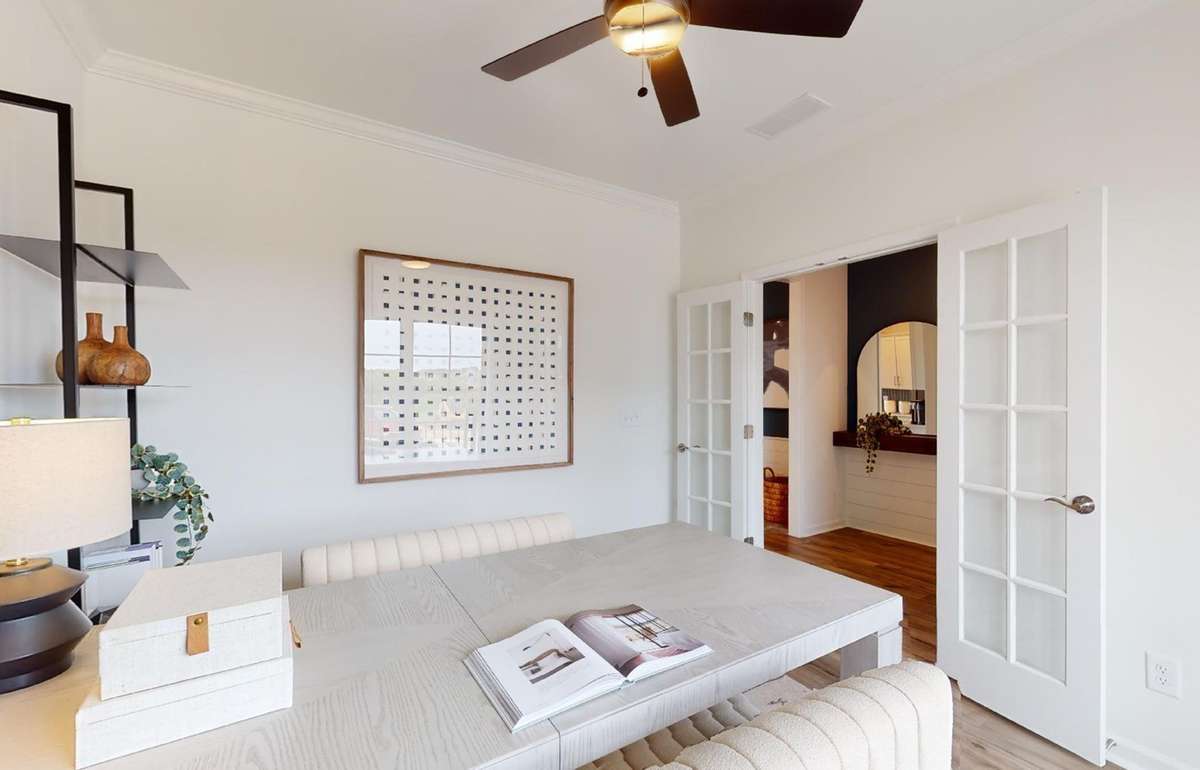 ***Photo taken from Hampton model home in Hamlet community***

Home Office
