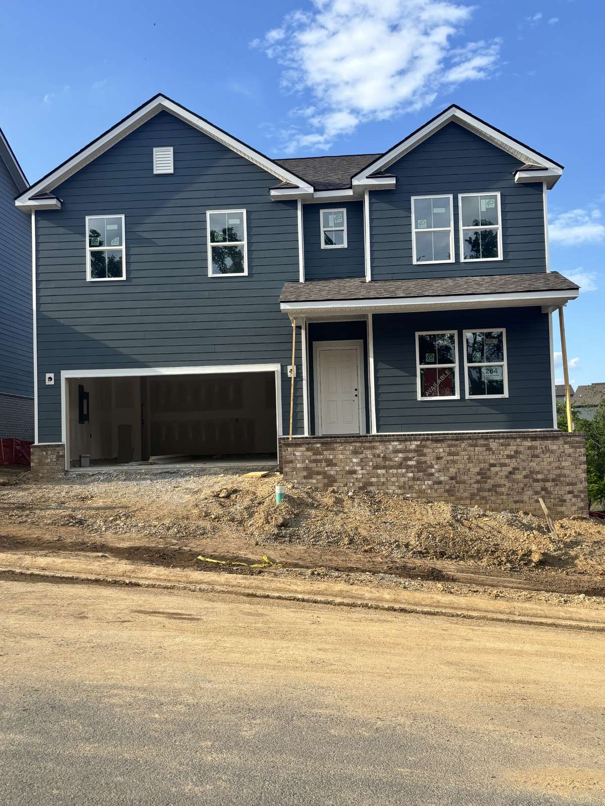 Hampton Home #264 @ Hamlet at Carothers Crossing, Installing Exterior.. more coming!