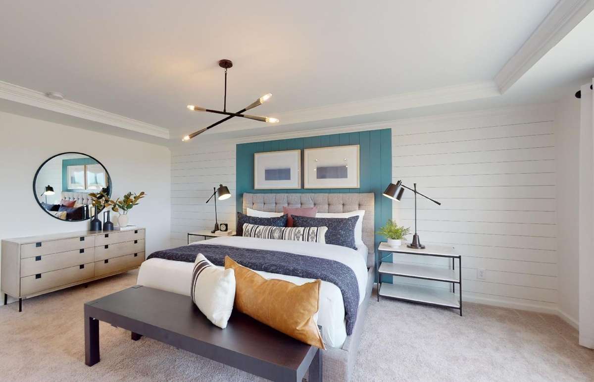 ***Photo taken from Hampton model home in Hamlet community***

Owner's Bedroom