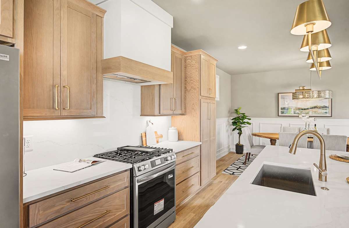 Gas Range with customized Exhaust Fan