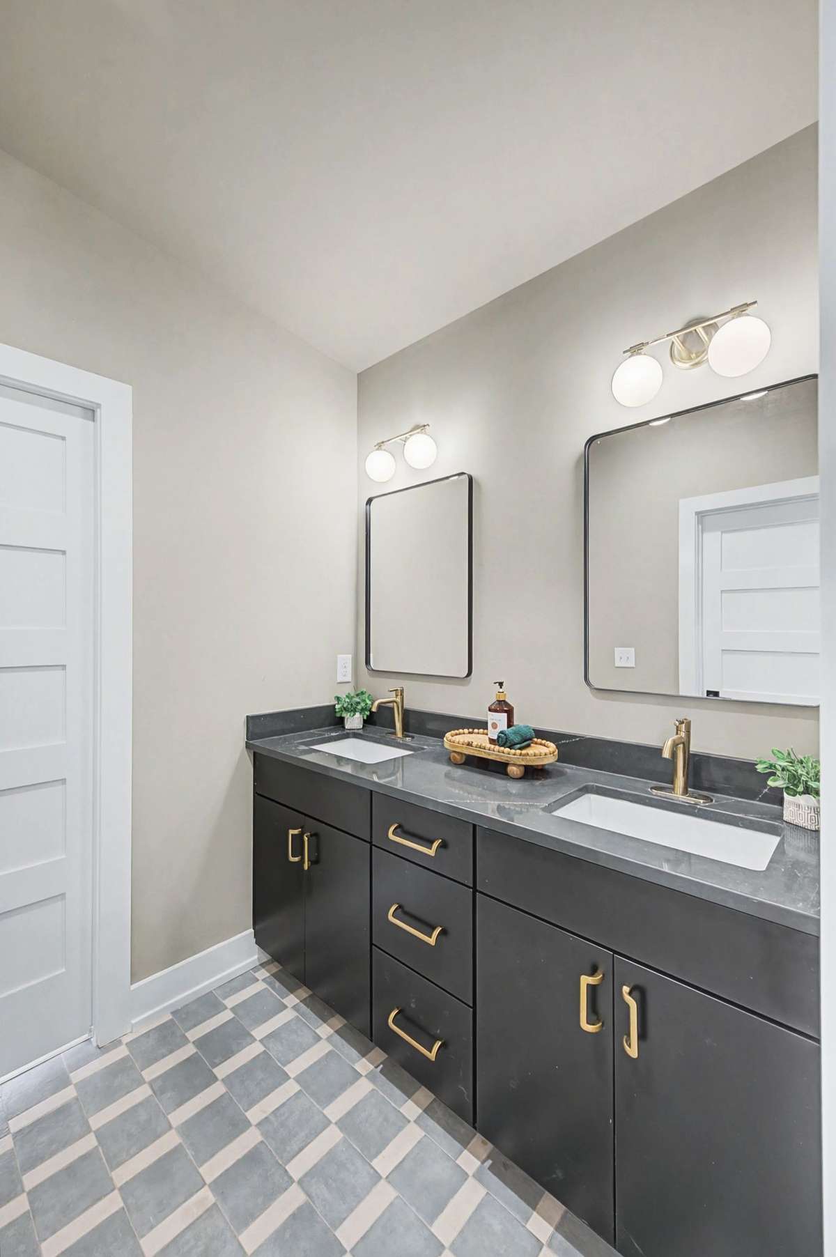 Full Bathroom with double vanities