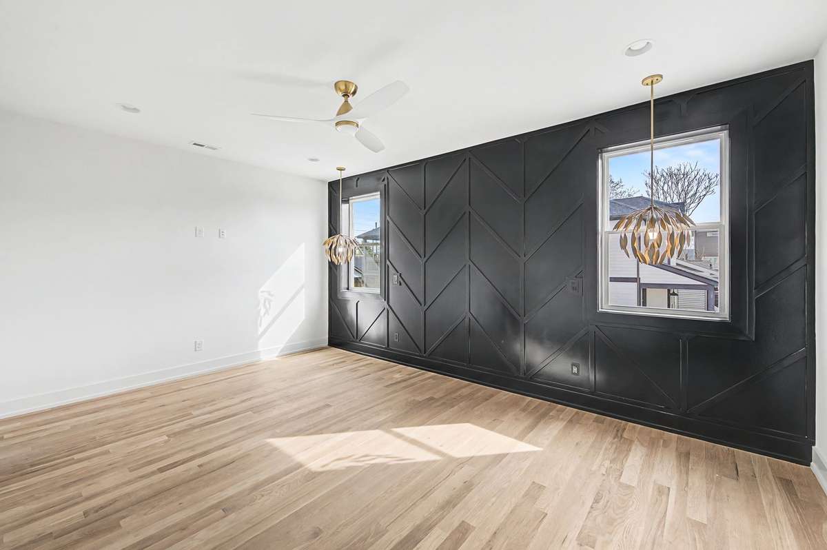 Primary Bedroom with Accent Wall