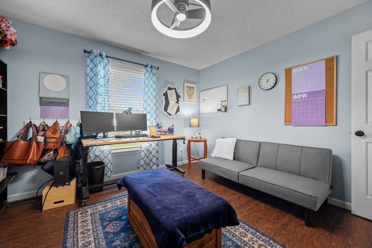 3rd Bedroom is being used as an office