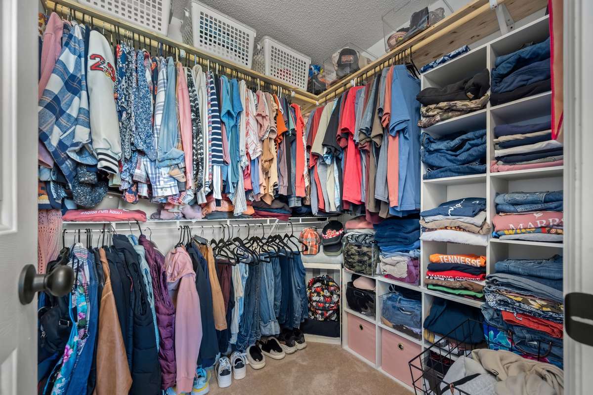 Walk-in closet in Primary Bedroom