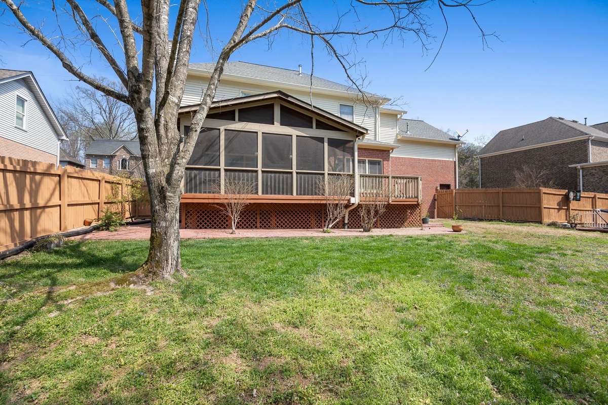 Backyard feels private and is generously sized ready for expansion for those with creative ideas.