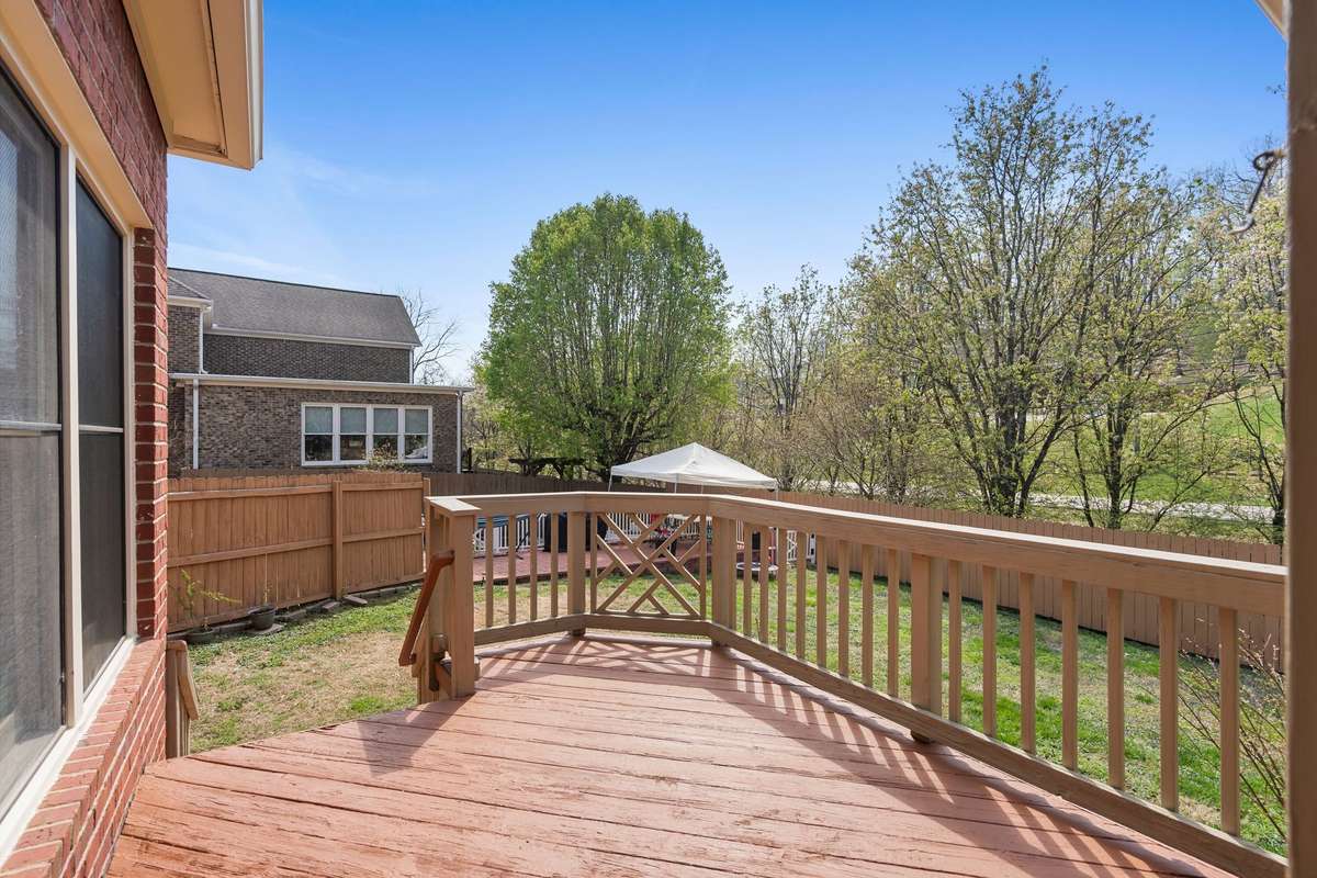 The deck also include an uncovered area perfect for sunbathing or grilling out!
