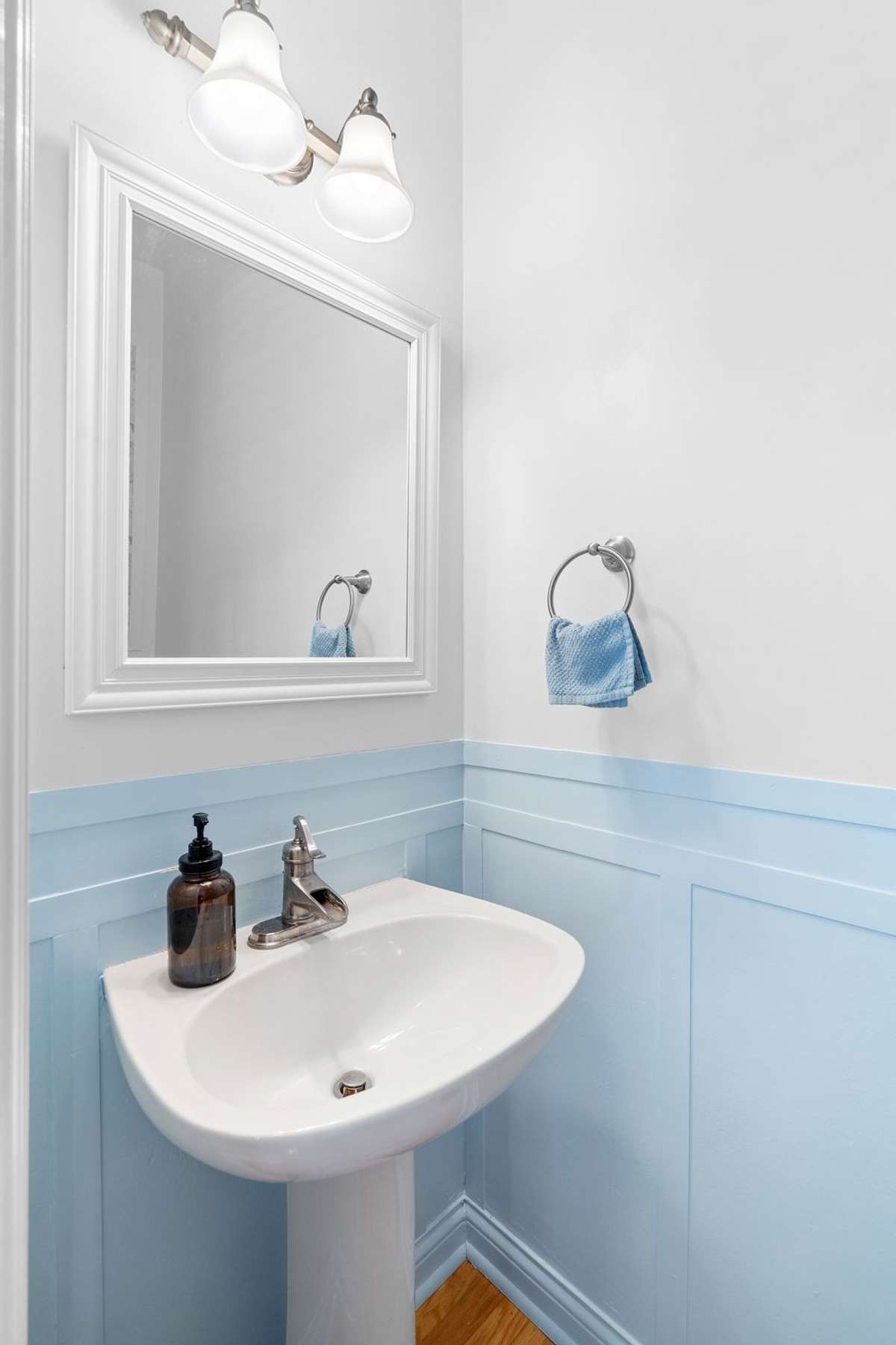 Guest half bath.