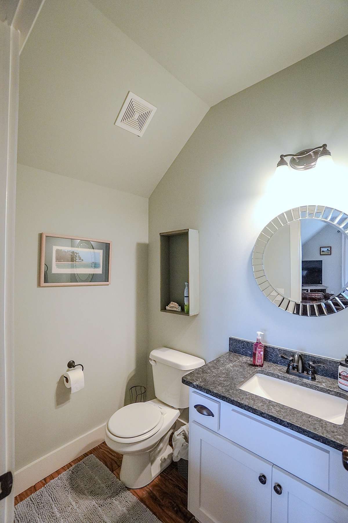 Half Bath in Bonus Room