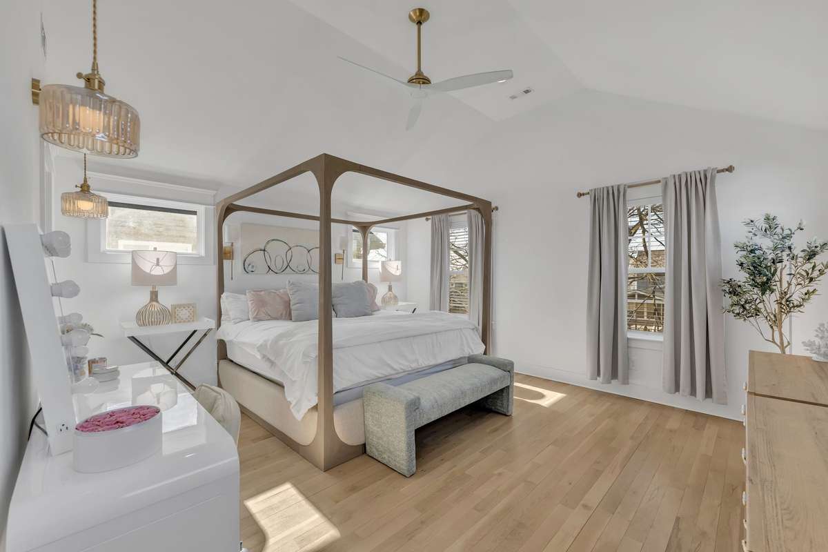 Primary Bedroom is spacious and cozy
