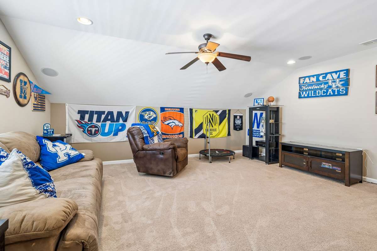 Upstairs Den, Playroom, or Mancave!