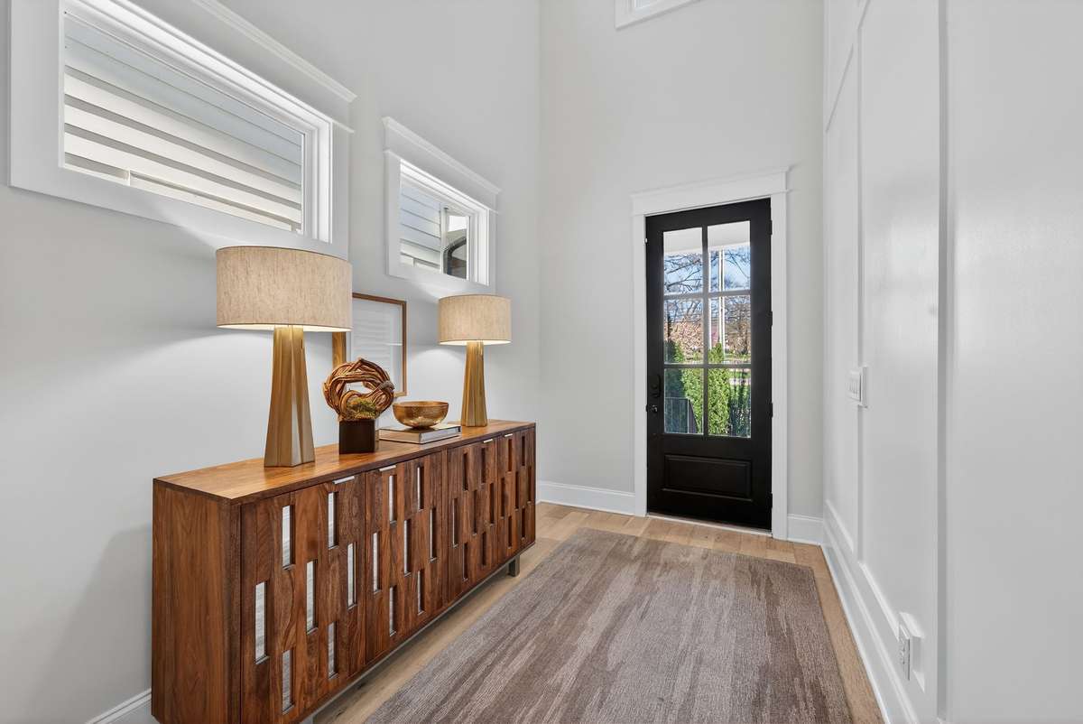 A warm and inviting entry that sets the tone for refined living.