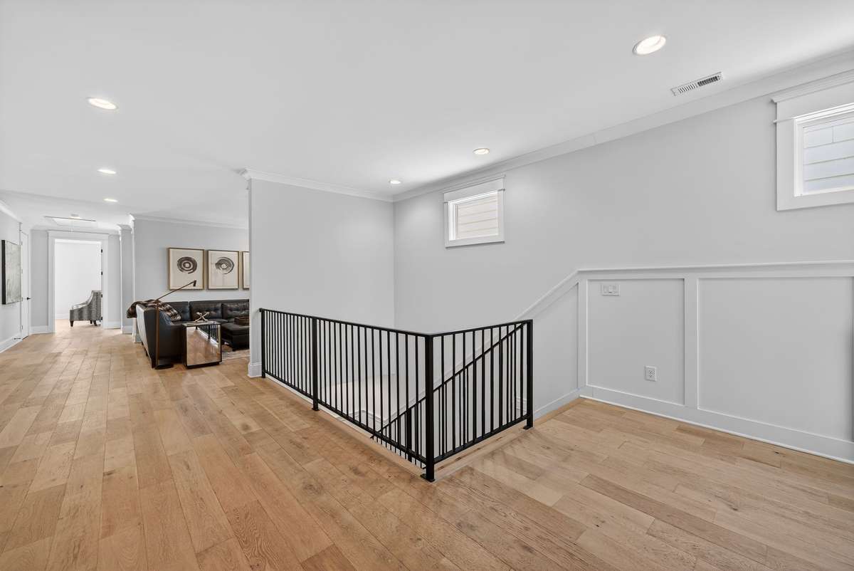 A light-filled upper landing offering seamless flow between living spaces.