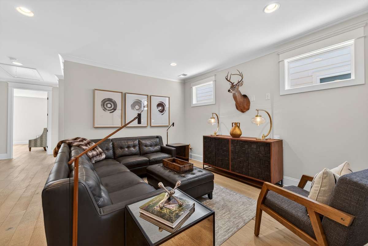 Versatile living space ideal for relaxing, entertaining, or a media retreat.
