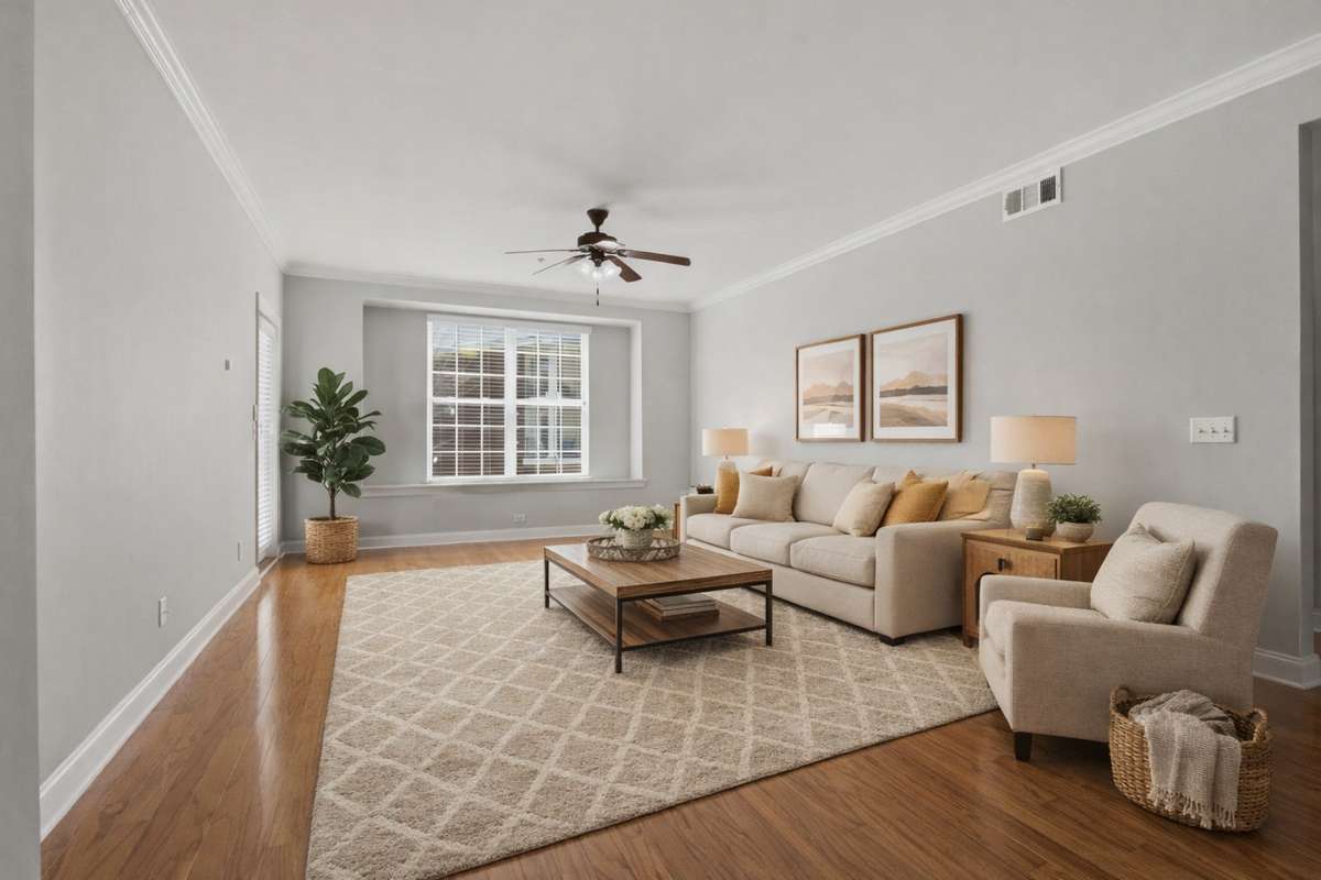 Virtual Staged Living Room