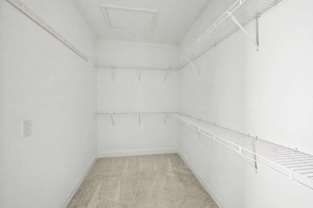 Shop until you drop. This closet is can handle it!