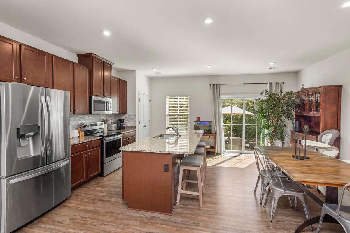 Kitchen and Dining Room.