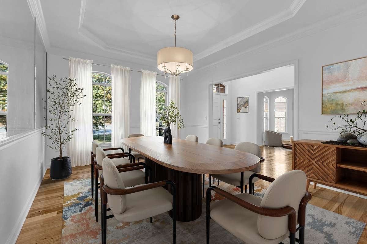 Space for large table in the Dining Room (virtually staged)