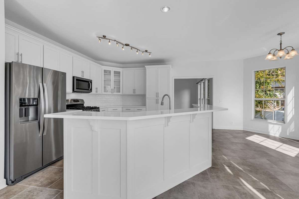 Newly updated Kitchen bar has room for 6 people.