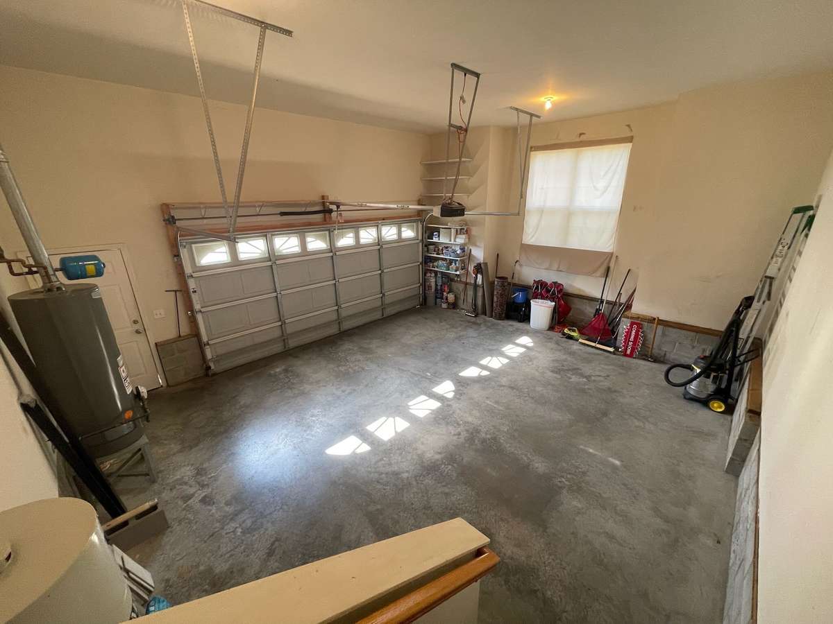 2 Story Garage has lots of room for storage