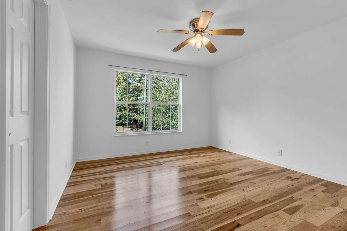 Bedroom #3 with windows to the front