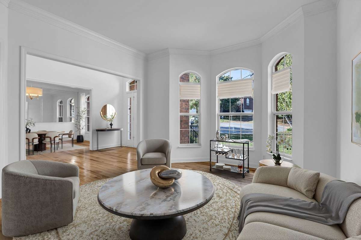 Plenty of seating space in the Living Room (virtually staged)