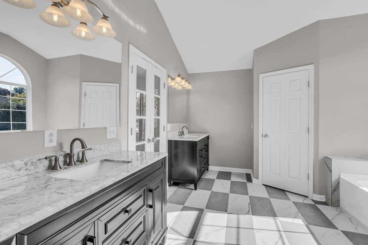 All New Master Bathroom is move in ready.