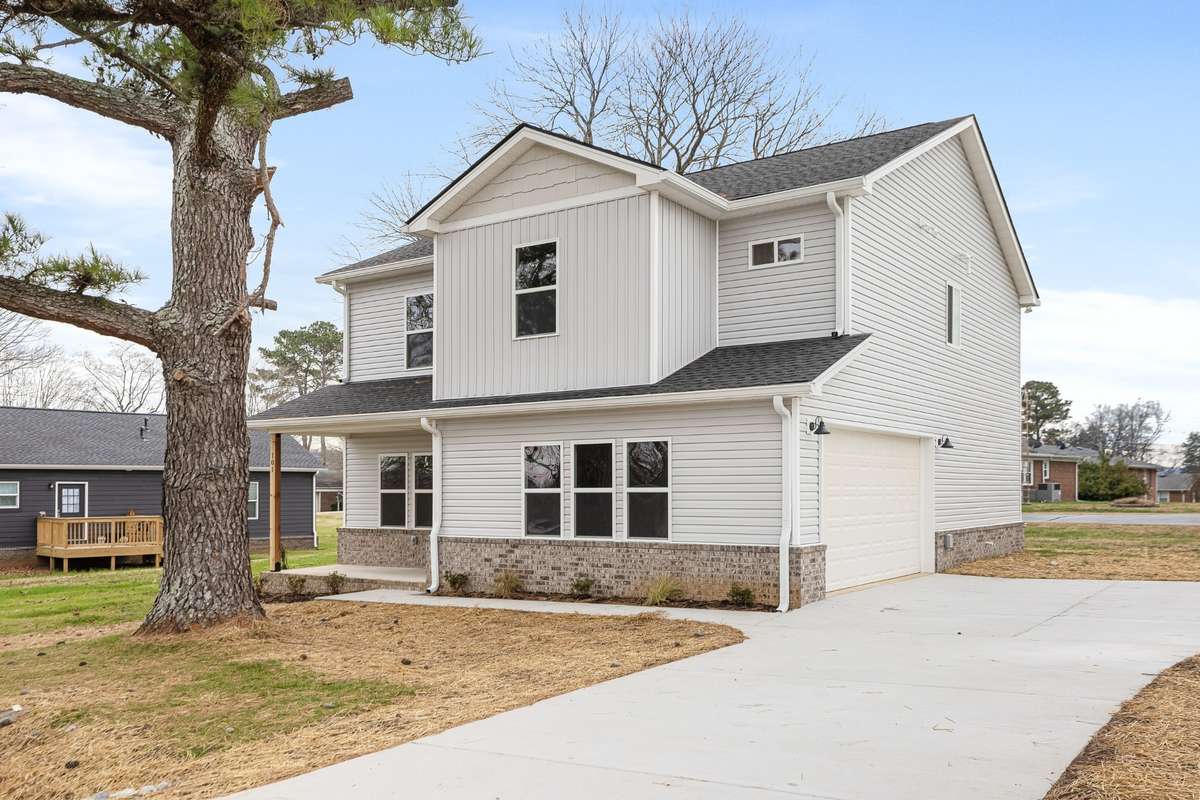 two-car side entry garage