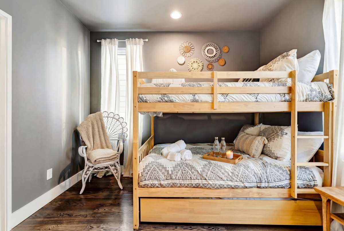 The current furniture maximizes the number of potential guests (and revenue) without sacrificing comfort.