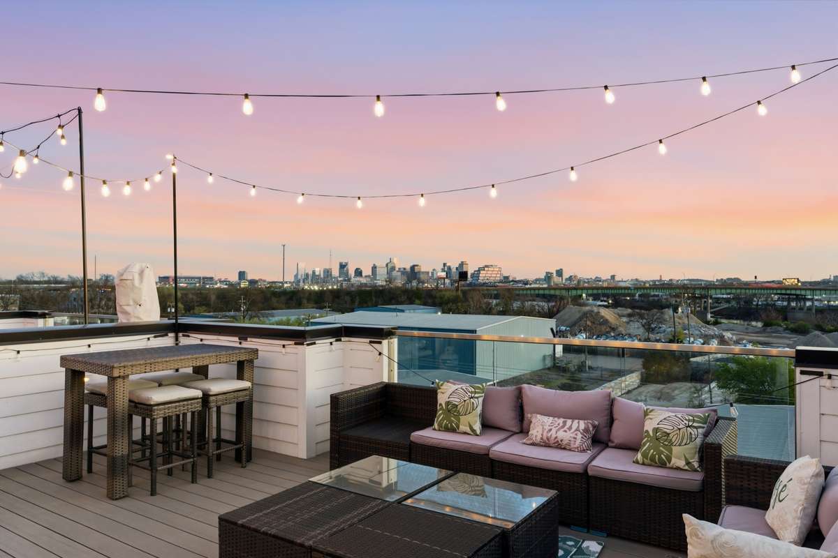 It includes unimpeded views of the Downtown Skyline!