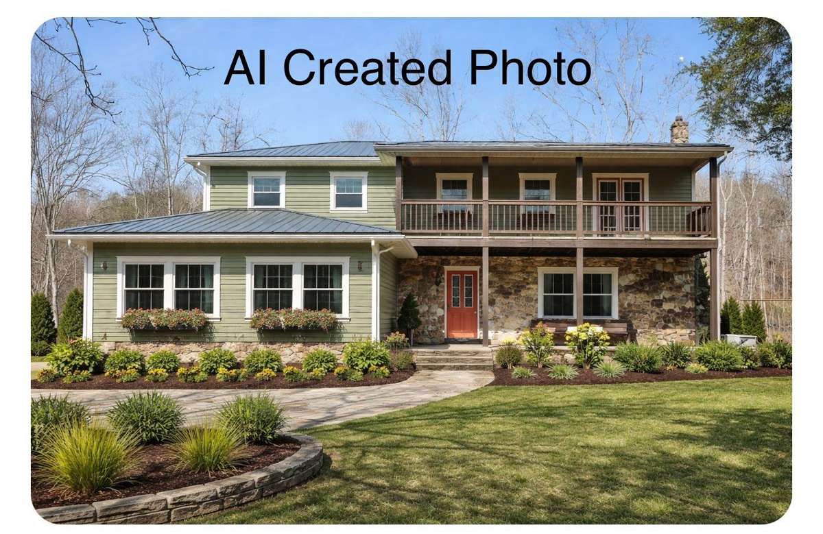 Virtually created photo to see what the home could like with a few updates. Rough estimates for this improvement would be 25 to 30K