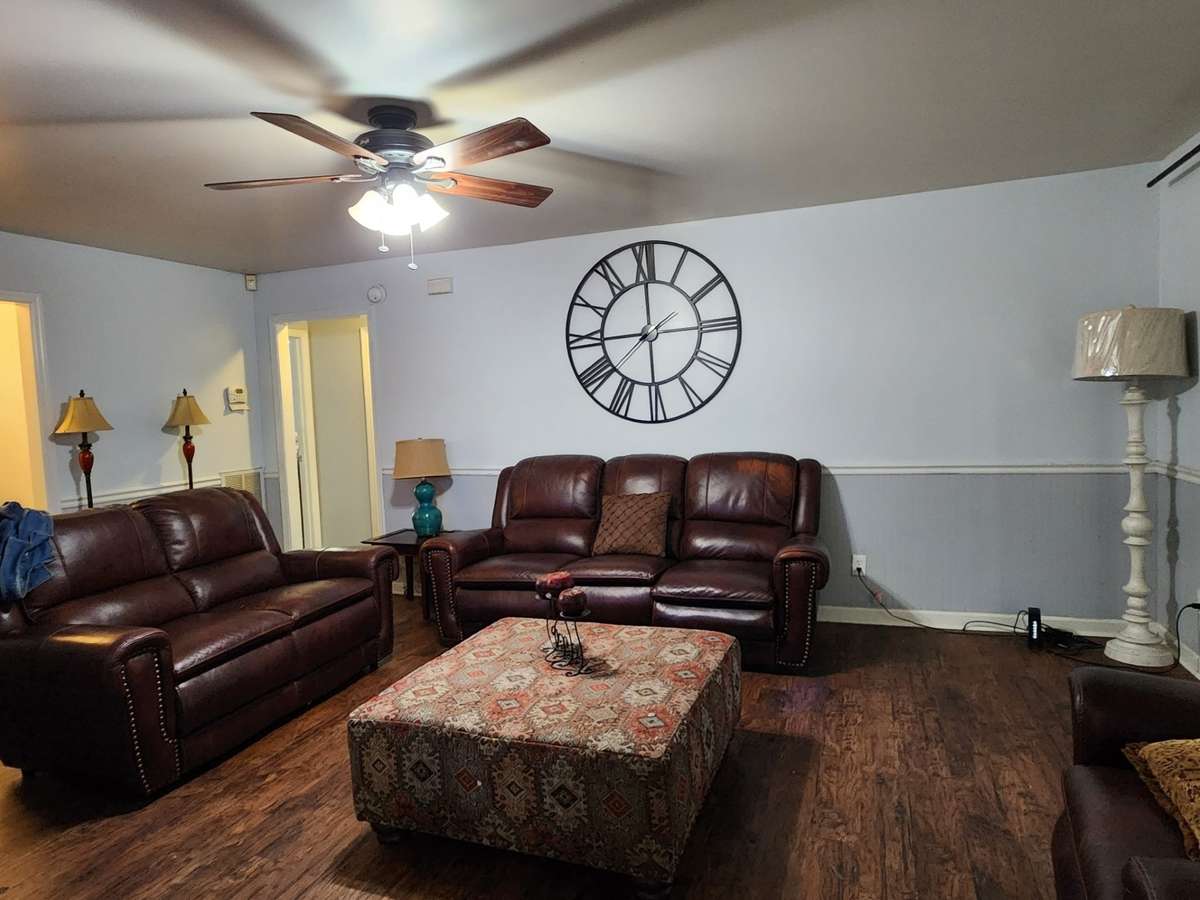 More Great room photos from different angles! See how you can arrange a lot of furniture in this space!