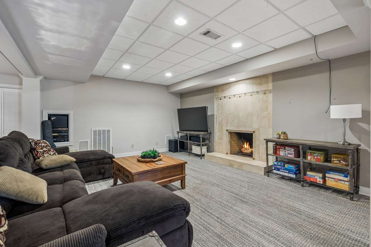 A huge additional gathering space allows for comfortable family living or effortless entertaining.  Seller does not warrant either fireplace.
