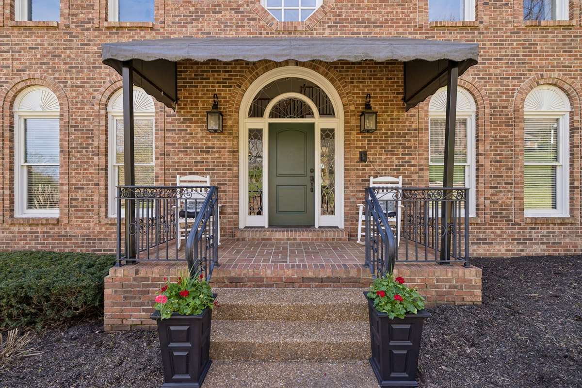 A gracious entry to this timeless home!
