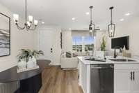 These photos are of our decorated model home. The photos do not represent the specs of this listing. This is for illustrative purposes.