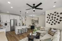 These photos are of our decorated model home. The photos do not represent the specs of this listing. This is for illustrative purposes.