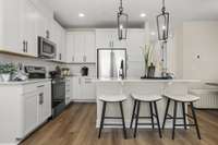 These photos are of our decorated model home. The photos do not represent the specs of this listing. This is for illustrative purposes.