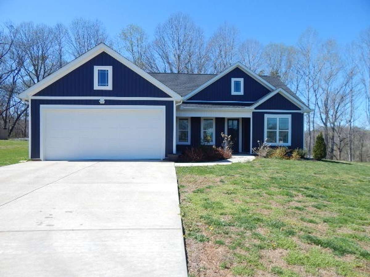 This house sits on over a half acre lot