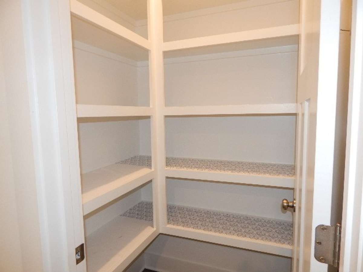 Large pantry outside the kitchen