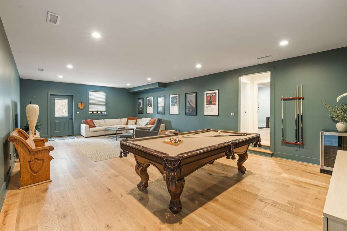 The Basement Level is all for entertaining!