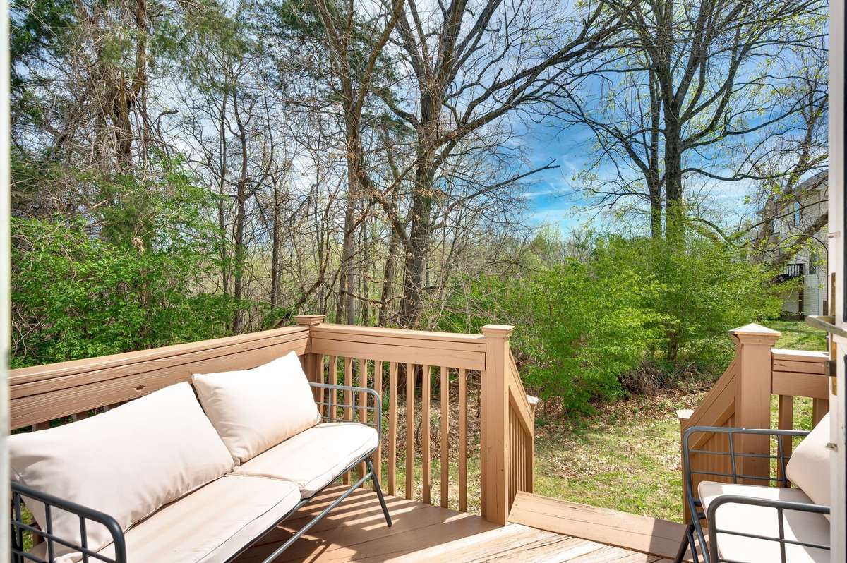 This is the deck off the basement level.