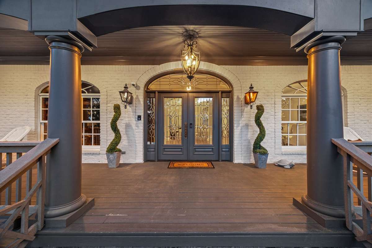 The Southern Charm of the Front Porch welcomes you home.