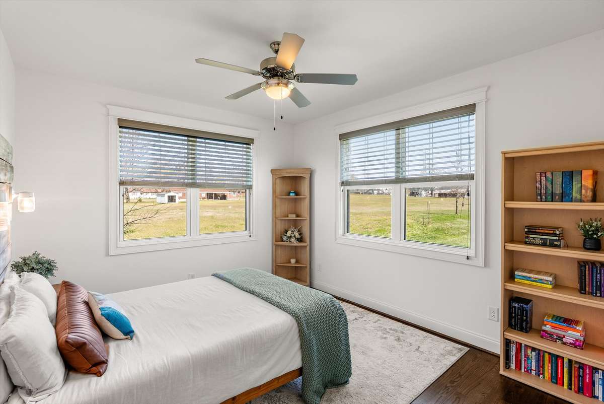 Secondary bedroom on the main level