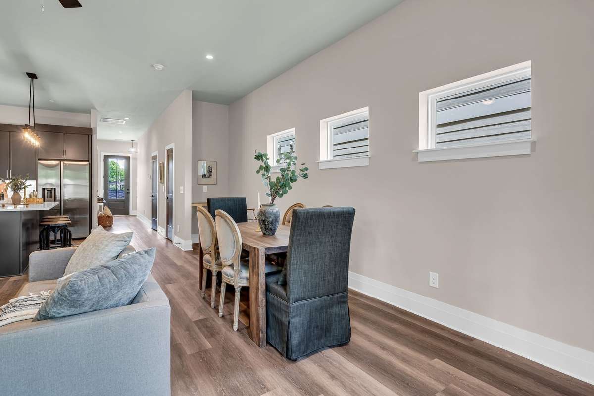 Natural Light and Dining Area