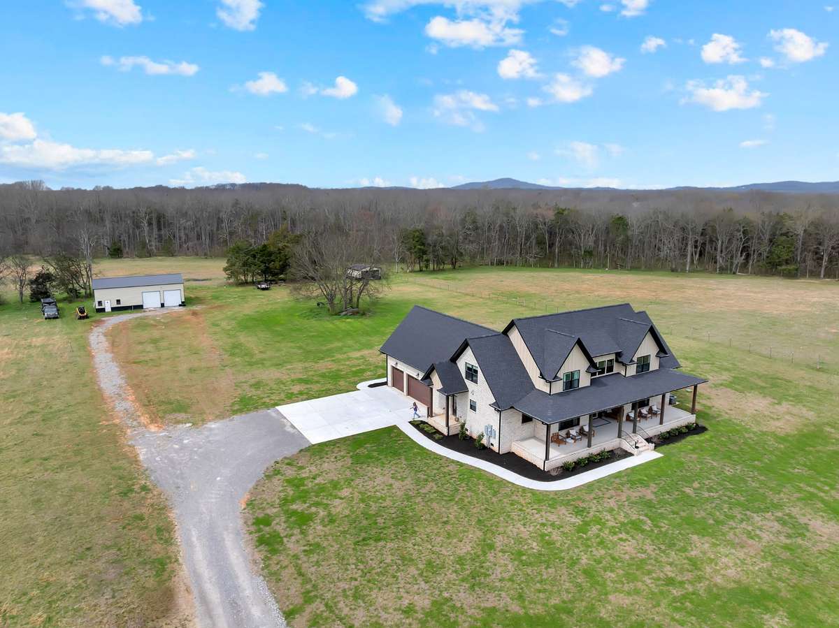 Drone view of the acreage