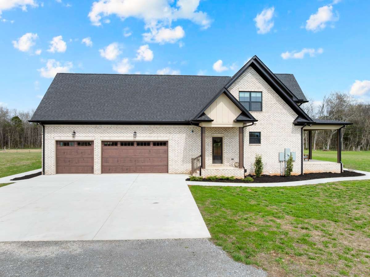 3 Car Garage with drive through door