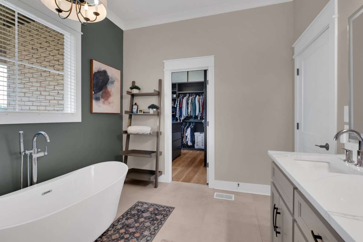 View toward Primary closet