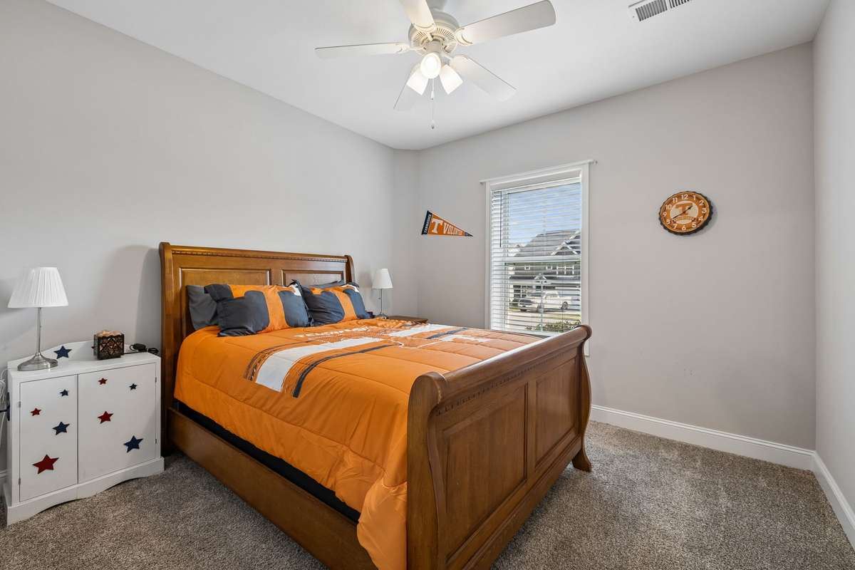 Bedroom 4 in Basement Level with Walk In Closet