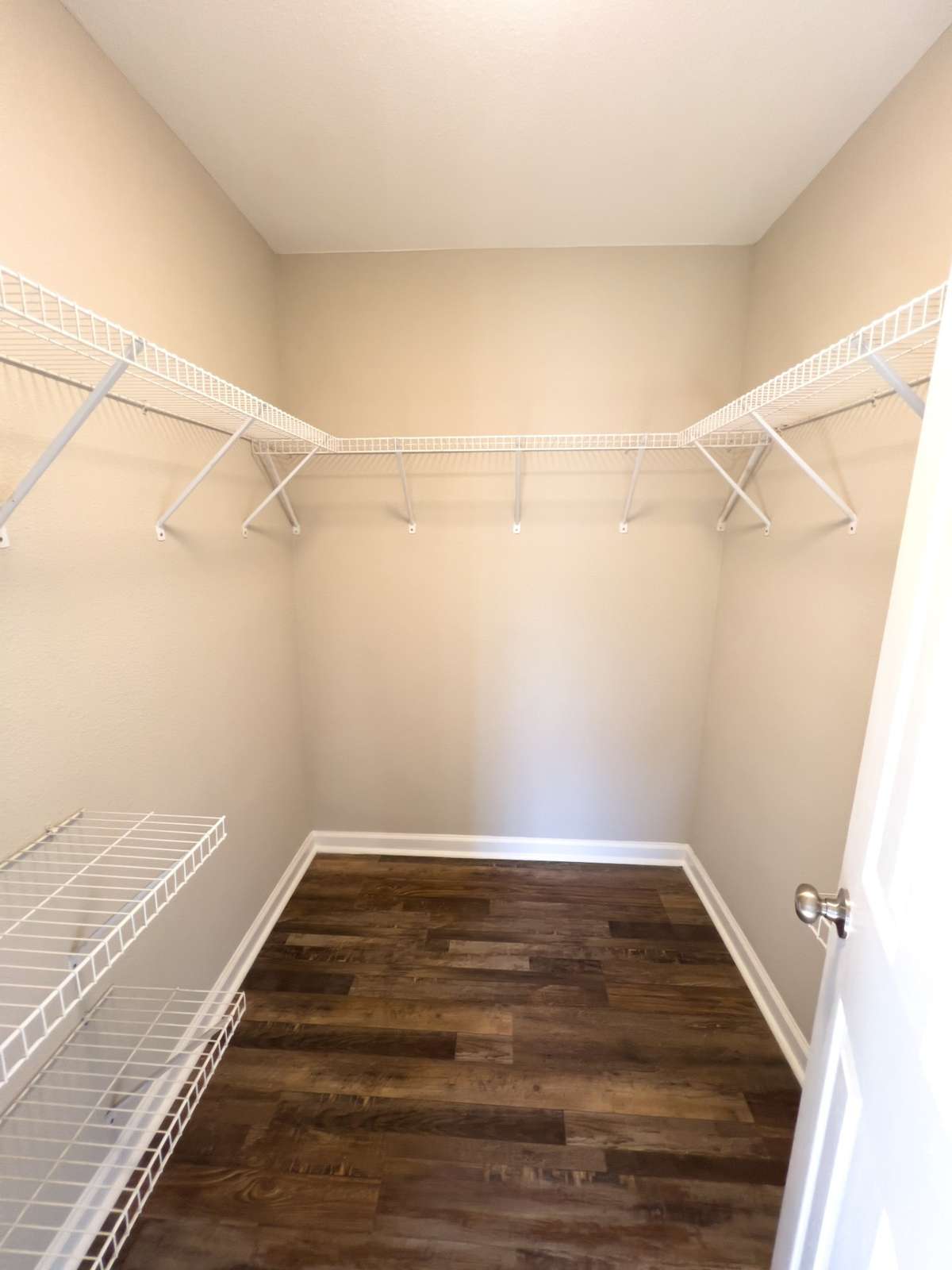 Primary closet